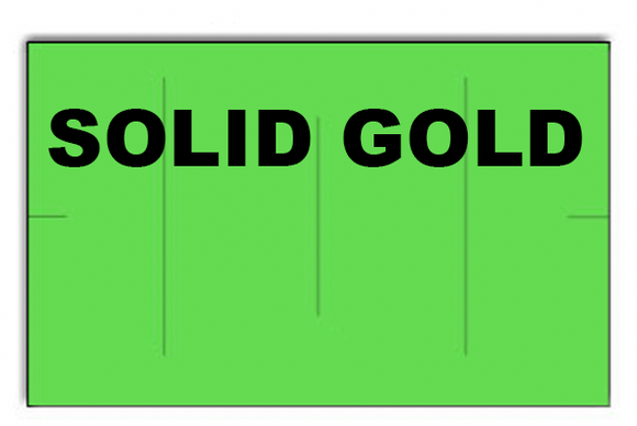 [CUSTOM] Signet 1912 compatible Fluorescent Green Labels - Solid Gold