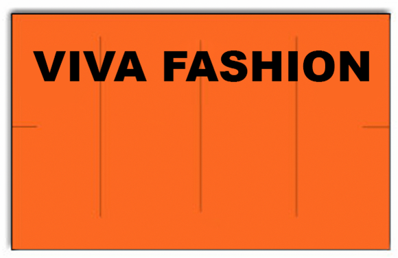 [CUSTOM] Signet 1912 compatible Fluorescent Orange Labels - Viva Fashion