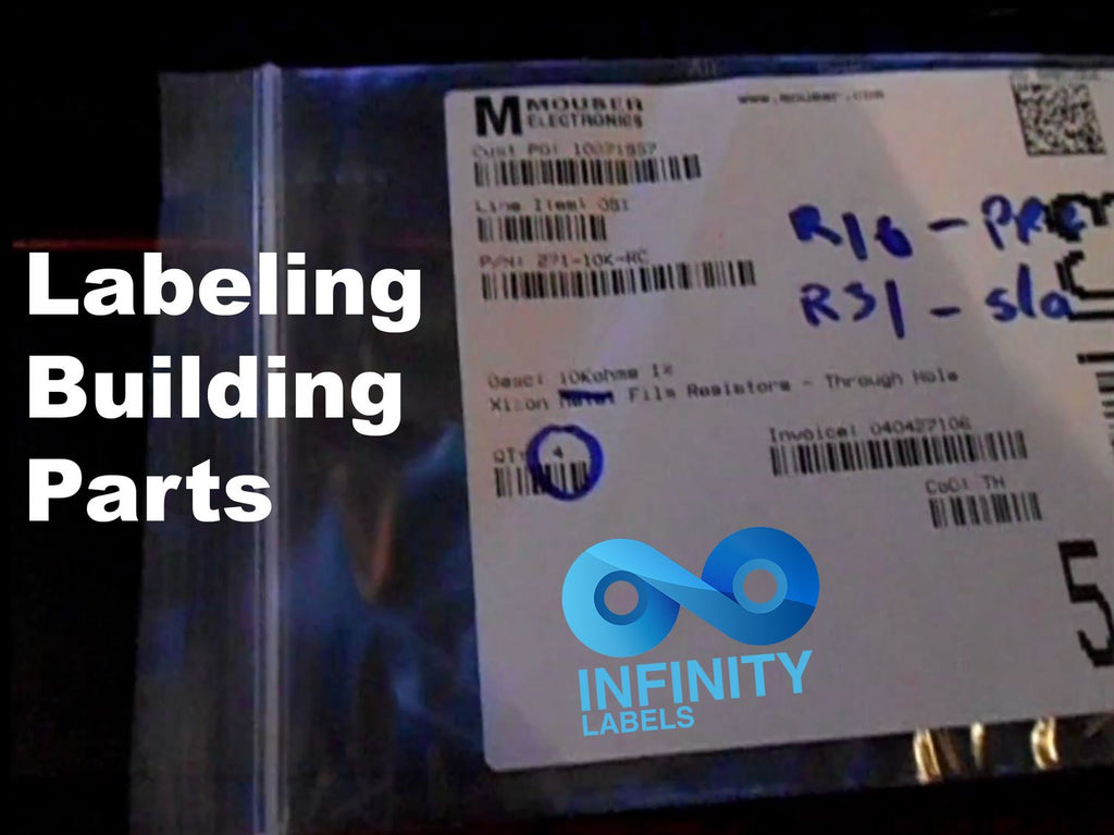 Building Unit Label Labeling Building Parts – Infinity Labels
