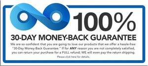 Infinity Labels 100% Money Back Guarantee