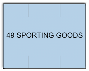 [CUSTOM] Monarch compatible 1115 Blue Labels - 49 Sporting Goods