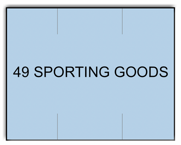 [CUSTOM] Monarch compatible 1115 Blue Labels - 49 Sporting Goods