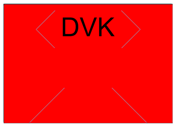 [CUSTOM] Monarch compatible 1130 Fluorescent Red Labels - DVK