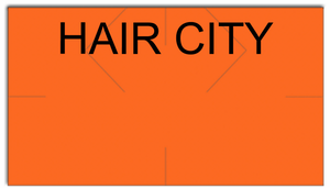 [CUSTOM] Monarch compatible 1131 Fluorescent Orange Labels - Hair City