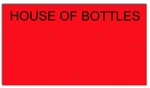 [CUSTOM] Monarch compatible 1131 Fluorescent Red Labels - House of Bottles