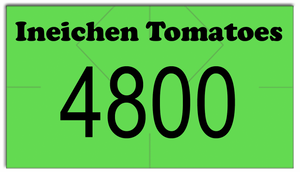 [CUSTOM] Monarch compatible 1131 Fluorescent Green Labels - Ineichen Tomatoes - 4800