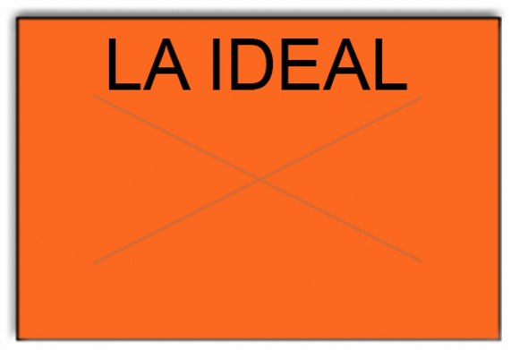 [CUSTOM] XL-Pro compatible 1812 Fluorescent Orange Labels - LA IDEAL
