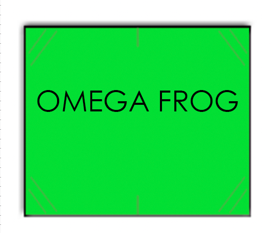 [CUSTOM] Monarch compatible 1136 Fluorescent Green Labels - Omega Frog