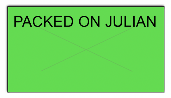 [CUSTOM] Garvey compatible 2212 Fluorescent Green Labels - PACKED ON JULIAN