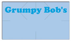 [CUSTOM] Monarch compatible 1131 Pastel Blue Labels - Grumpy Bob's (Medium Blue Ink)