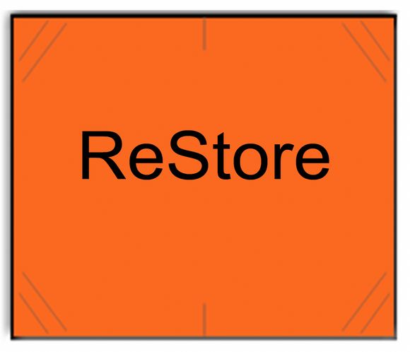 [CUSTOM] Monarch compatible 1136 Fluorescent Orange Labels - ReStore