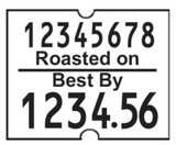 [CUSTOM] X-Mark compatible 2117 White Labels - Roasted on / Best By