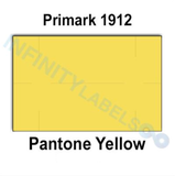 192,000 Primark 1912 compatible Pantone Yellow Labels for P14 Price Gun (Removable Adhesive)