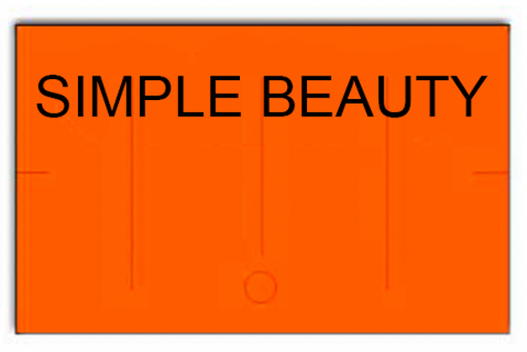 [CUSTOM] Signet 1912 compatible Fluorescent Orange Labels - Simple Beauty