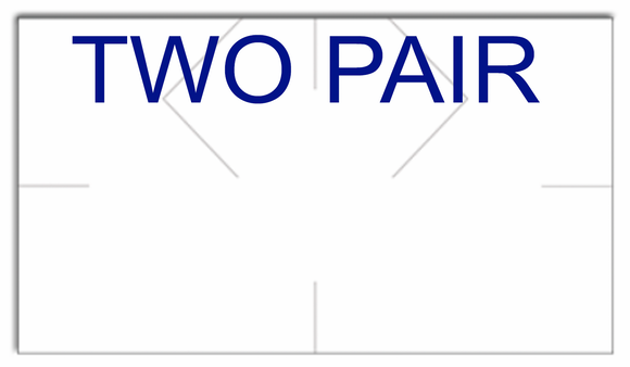 [CUSTOM] Monarch compatible 1131 White Labels - TWO PAIR