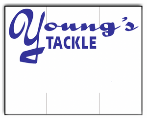 [CUSTOM] Monarch compatible 1115 White Labels - Young's Tackle