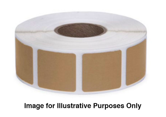 CUSTOM CHL Brown Peel & Stick Labels 50C