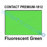 280,000 Contact Premium compatible 1812 Fluorescent Green Labels. Full case w/20 ink rollers.