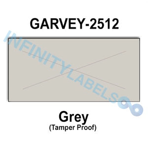 200,000 Garvey compatible 2512 Grey Labels. Full case w/20 ink rollers.