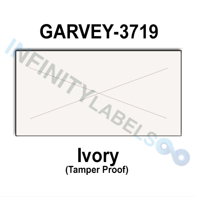 80,000 Garvey compatible 3719 Ivory Labels. Full case.
