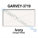 80,000 Garvey compatible 3719 Ivory Labels. Full case.