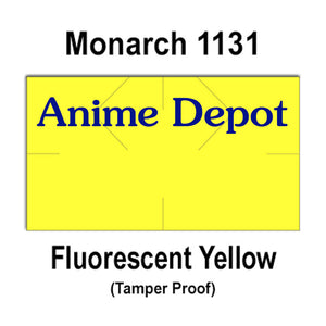 [CUSTOM] Monarch compatible 1131 Fluorescent Chartreuse Labels - Anime Depot