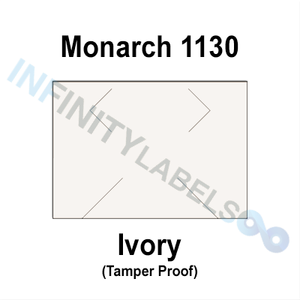 200,000 Monarch compatible 1130 Ivory Labels. Full case w/8 ink rollers.