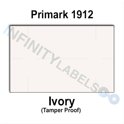 192,000 Primark 1912 compatible Ivory Labels for P14 Price Gun.
