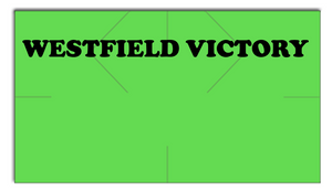 [CUSTOM] Monarch compatible 1131 Fluorescent Green Labels - Westfield