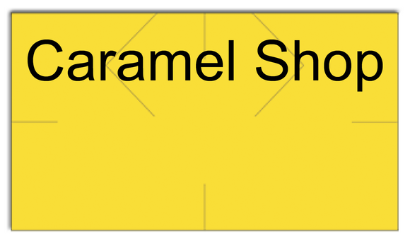 [CUSTOM] Monarch compatible 1131 Pantone Yellow Labels - Caramel Shop