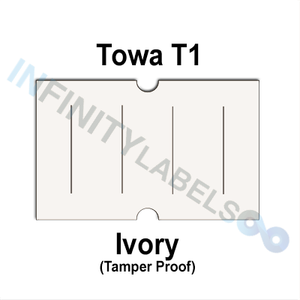 240,000 Towa 1 (GS) compatible Ivory Labels. Full case.