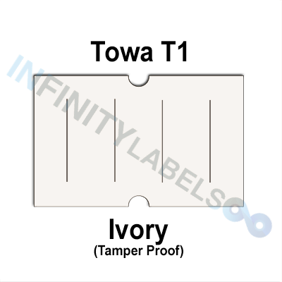 240,000 Towa 1 (GS) compatible Ivory Labels. Full case.