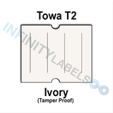 180,000 Towa 2 (GL) compatible Ivory Labels. Full case.