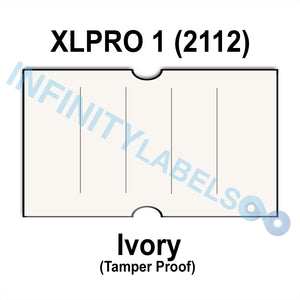 240,000 XLPro compatible 2112 Ivory Labels. Full case.