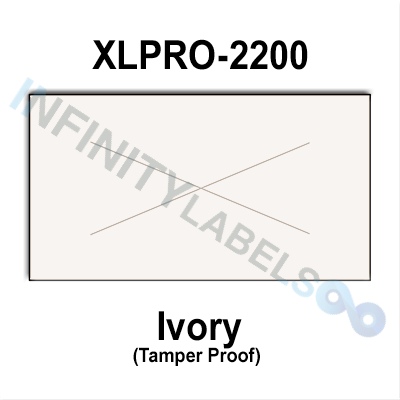 252,000 XLPro compatible 2200 Ivory Labels. Full case w/12 ink rollers.