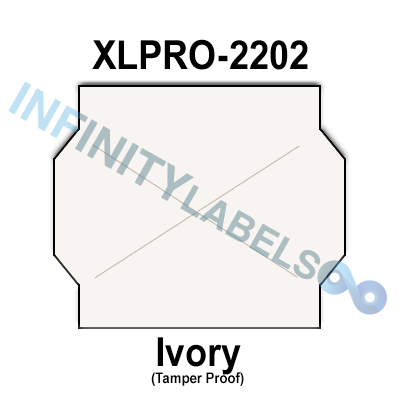 189,000 XLPro 2202 compatible Ivory Labels. includes 12 ink rollers