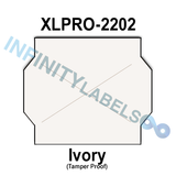 189,000 XLPro 2202 compatible Ivory Labels. includes 12 ink rollers