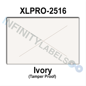 168,000 XLPro compatible 2516 Ivory Labels. Full case w/8 ink rollers.