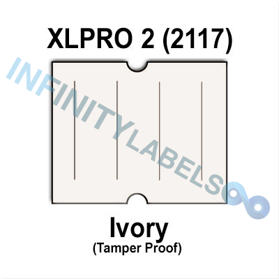 180,000 XLPro 2117 compatible Ivory Labels. Full case.
