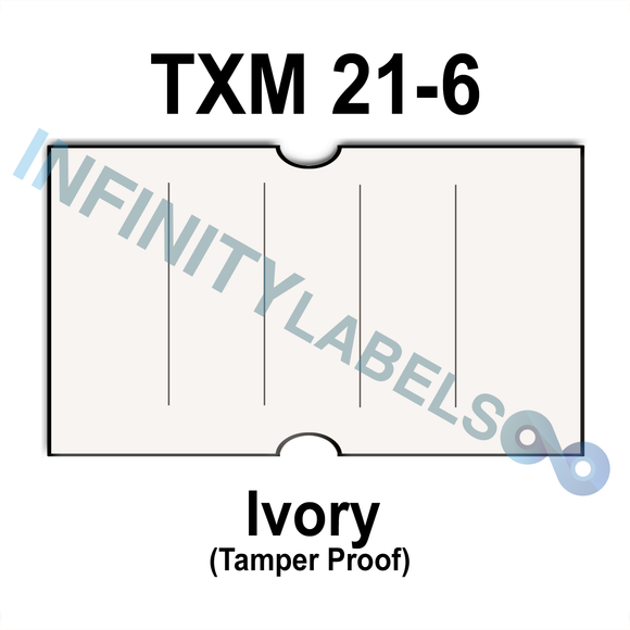 240,000 X-Mark compatible 2112 Ivory Labels. Full case.