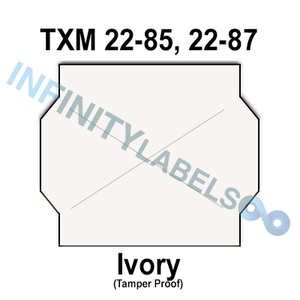 189,000 X-Mark compatible 2202 Ivory Labels. includes 12 ink rollers