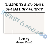 80,000 X-Mark compatible 3719 Ivory Labels. Full case.